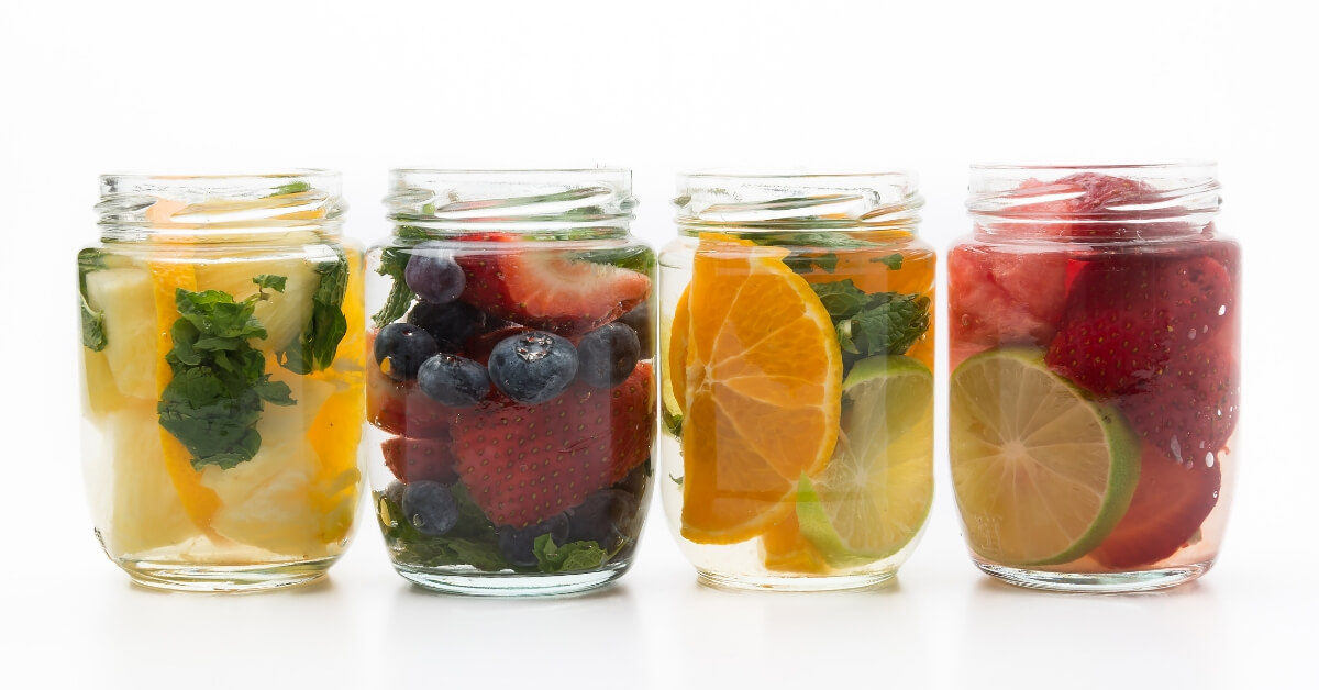 fruit infused water