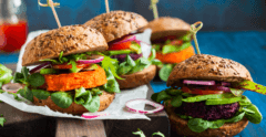 veggie burgers