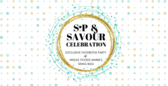 sip & savour facebook party