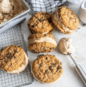 Peanut Butter Ice Cream Sandwiches