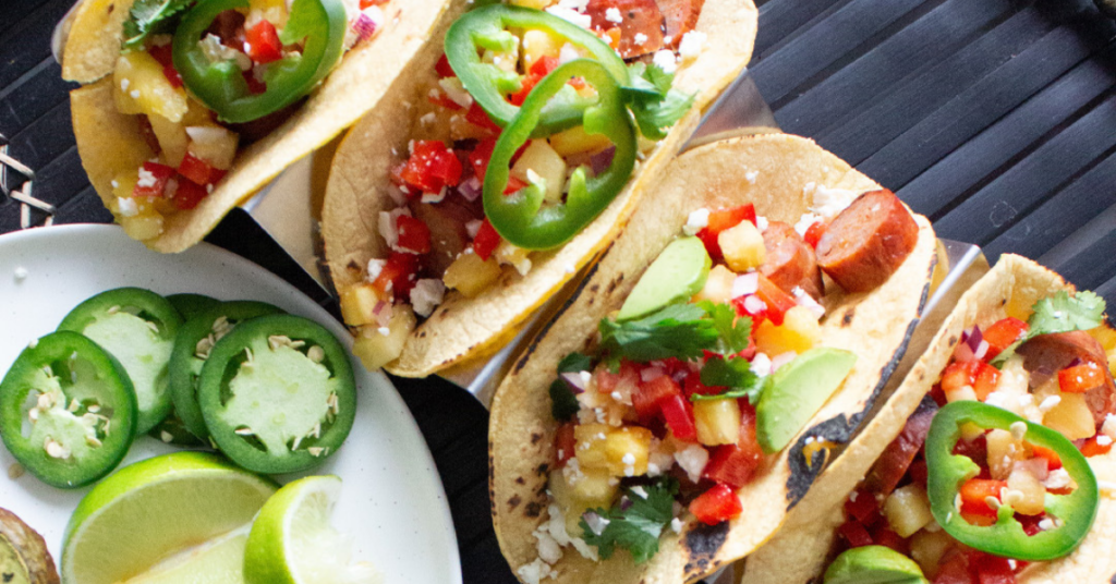 GRILLED ANDOUILLE SAUSAGE TACOS Healthy Family Living in Metro Vancouver