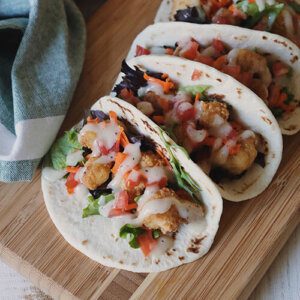 veggie ranch tacos