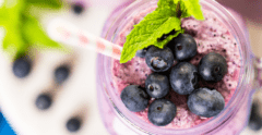 blueberry smoothie