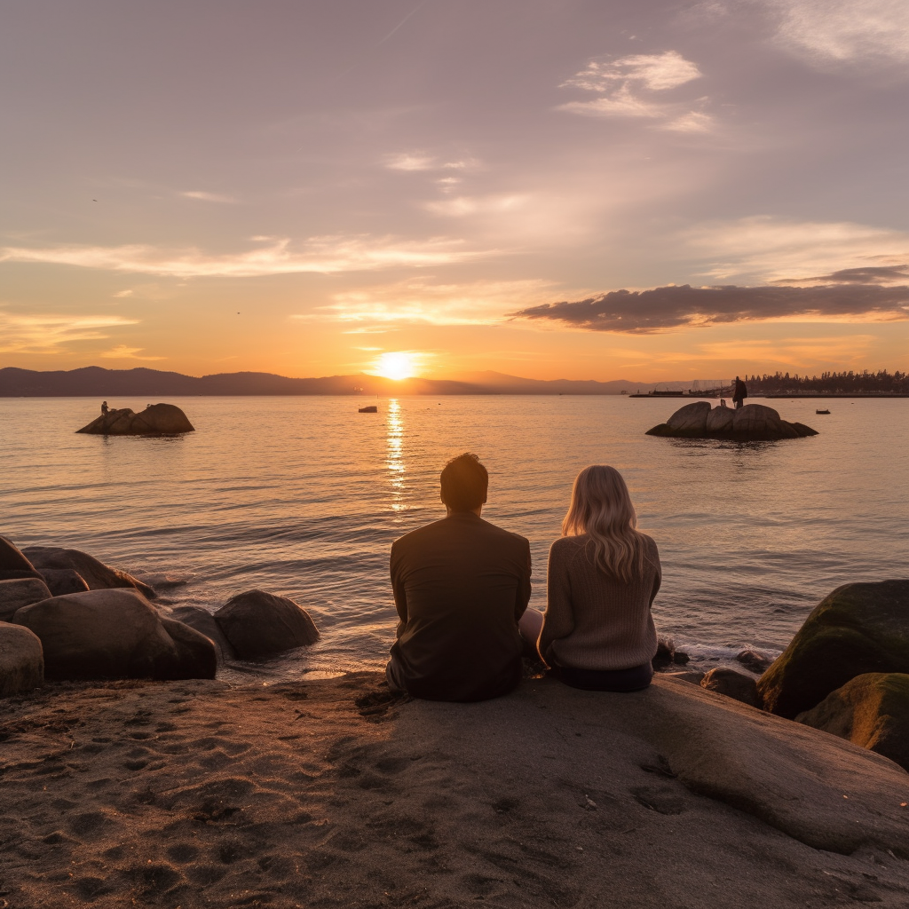 sunset vancouver